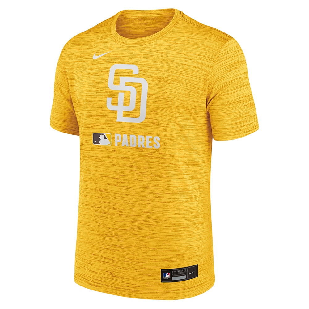 エムエルビー（MLB）（メンズ）野球ウェア Velocity 半袖Tシャツ サンディエゴ パドレス 02ER-78H-PYP-WLZ