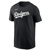 (メンズ)野球ウェア ワードマーク コットン半袖Tシャツ ロサンゼルス ドジャース N199-00A-LD-0U5
