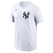 (メンズ)野球ウェア ワードマーク コットン半袖Tシャツ ニューヨーク ヤンキース N199-10A-NK-0U5