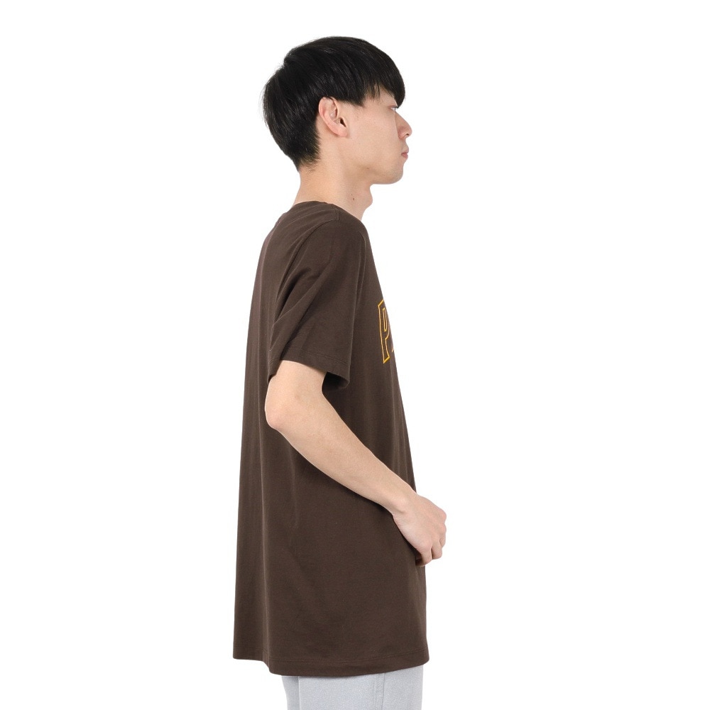 エムエルビー（MLB）（メンズ）野球ウェア ワードマーク コットン半袖Tシャツ サンディエゴ パドレス N199-20Q-PYP-0U5