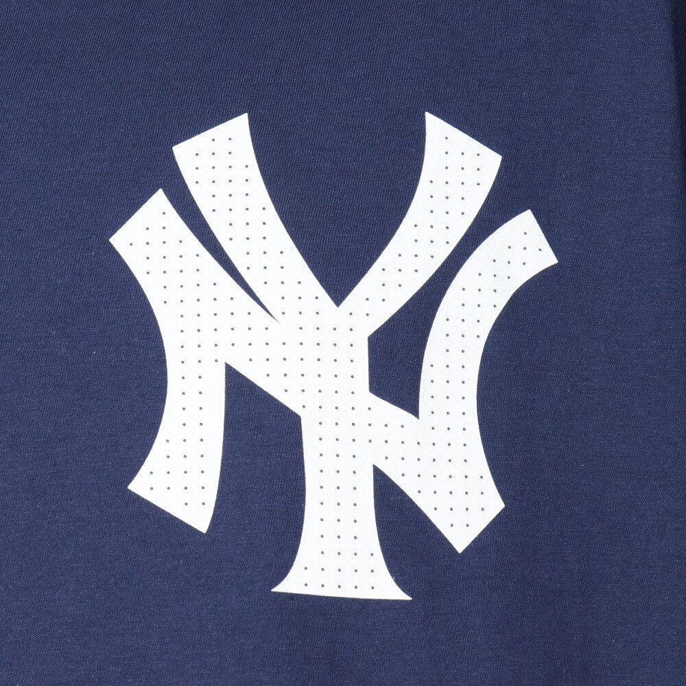 エムエルビー（MLB）（メンズ）野球ウェア ワードマーク コットン半袖Tシャツ ニューヨーク ヤンキース N199-44B-NK-0U5