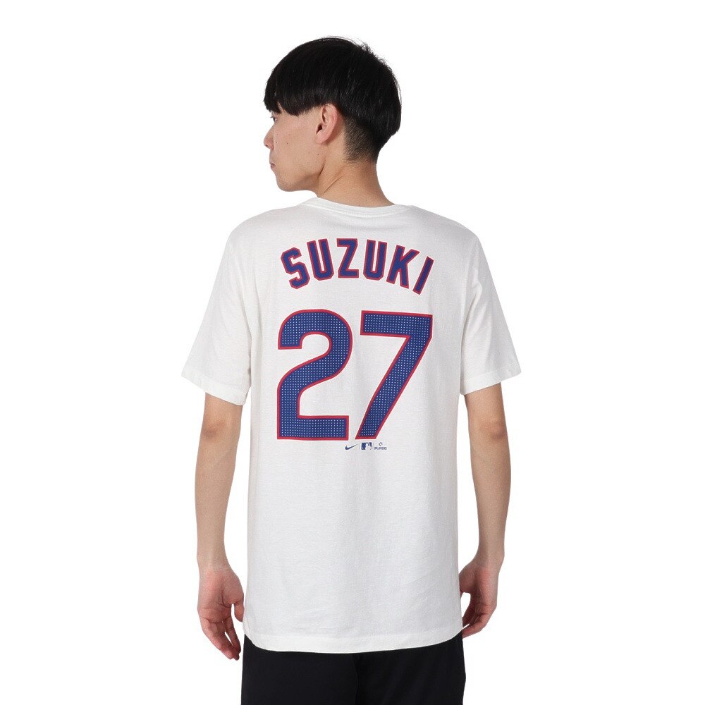 エムエルビー（MLB）（メンズ）野球ウェア ネーム&ナンバー 半袖Tシャツ カブス 鈴木誠也 N199-10A-EJ9-D20