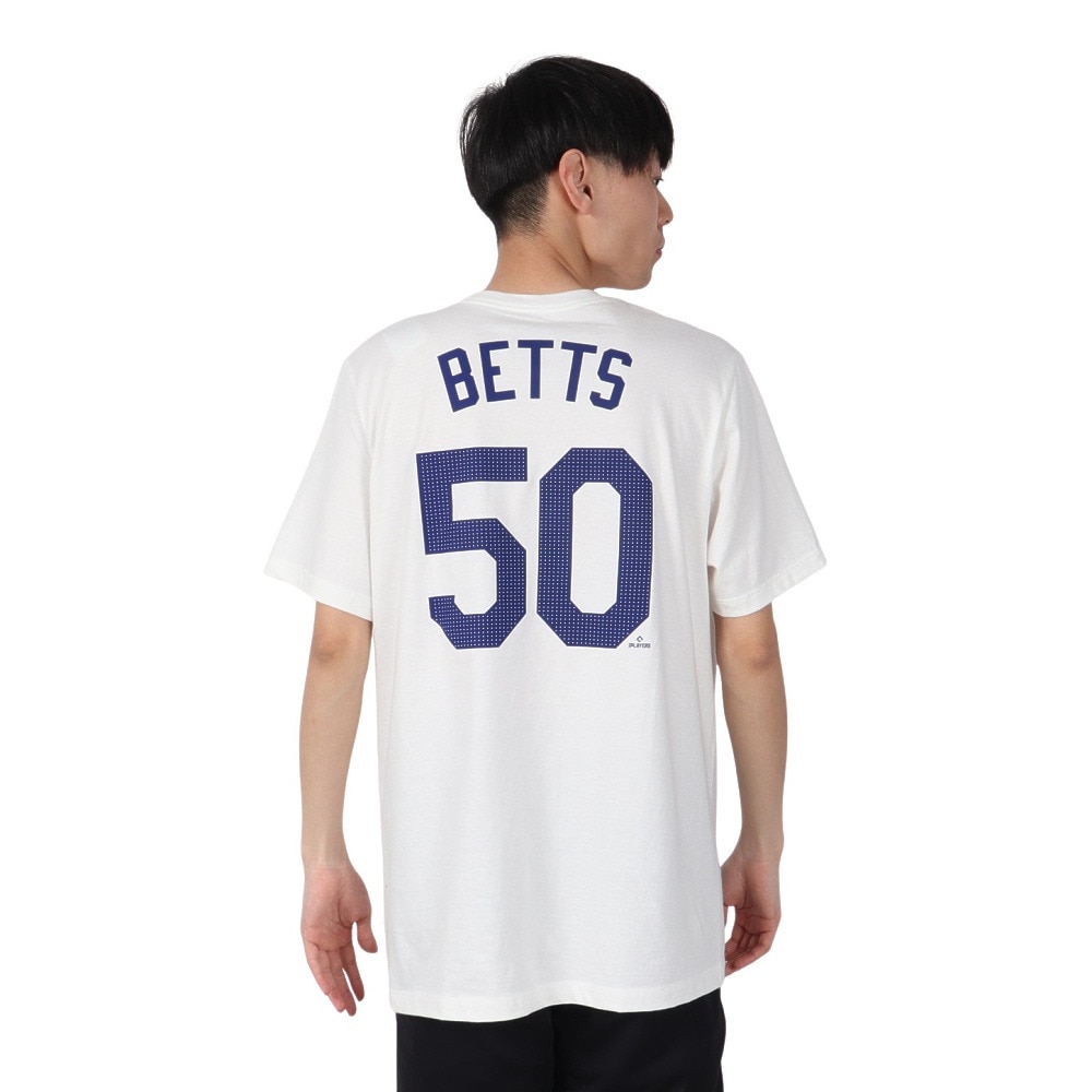 エムエルビー（MLB）（メンズ）野球ウェア ネーム&ナンバー 半袖Tシャツ ドジャース ムーキーベッツ BETTS N199-10A-LD9-002