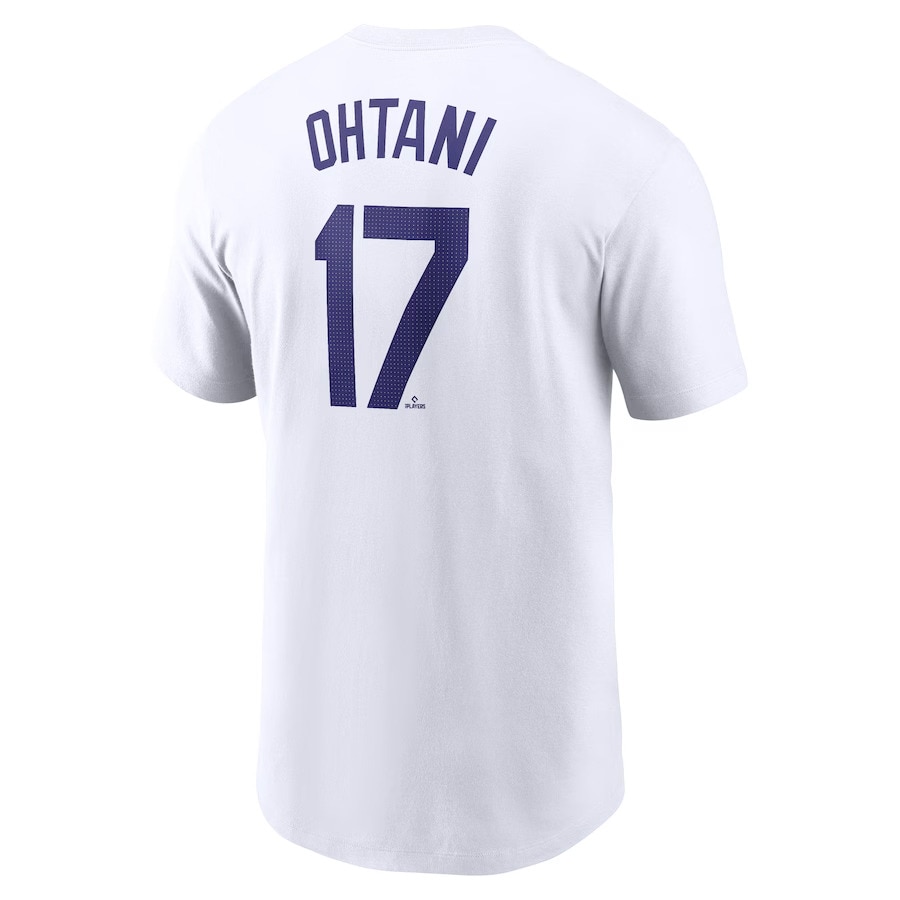 エムエルビー（MLB）（メンズ）【MLB 東京シリーズ】野球ウェア ネーム&ナンバー 半袖Tシャツ 袖パッチ付 ロサンゼルス ドジャース 大谷翔平 N199-10A-LD9-01E-P