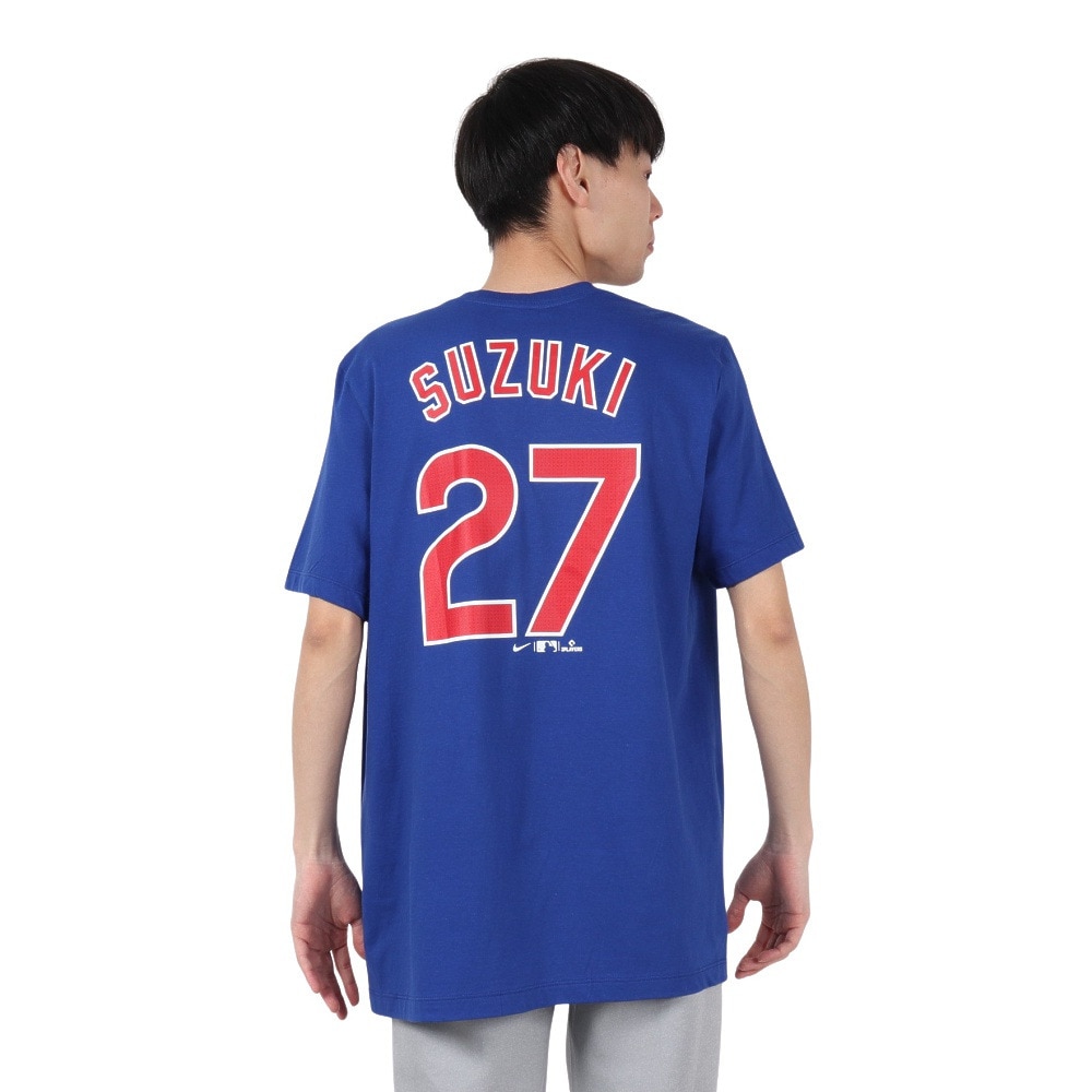 エムエルビー（MLB）（メンズ）野球ウェア ネーム&ナンバー 半袖Tシャツ シカゴ カブス 鈴木誠也 N199-4EW-EJ9-D20