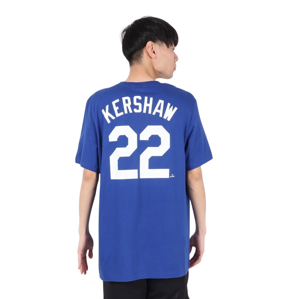 エムエルビー（MLB）（メンズ）野球ウェア ネーム&ナンバー 半袖Tシャツ ドジャース ロサンゼルス クレイトンカーショー KERSHAW N199-4EW-LD9-00K