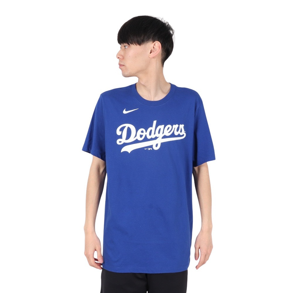 エムエルビー（MLB）（メンズ）野球ウェア ネーム&ナンバー 半袖Tシャツ ロサンゼルス ドジャース 山本由伸 N199-4EW-LD9-01H
