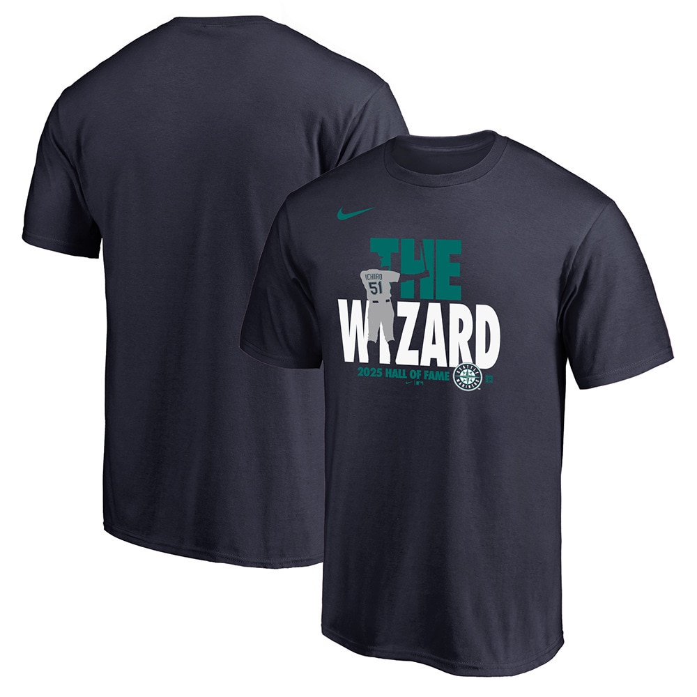 MJ・MLB（MJ・MLB）（メンズ）野球ウェア イチロー HOF記念 レジェンドTシャツ ネイビー ML1325SS0052-NVY