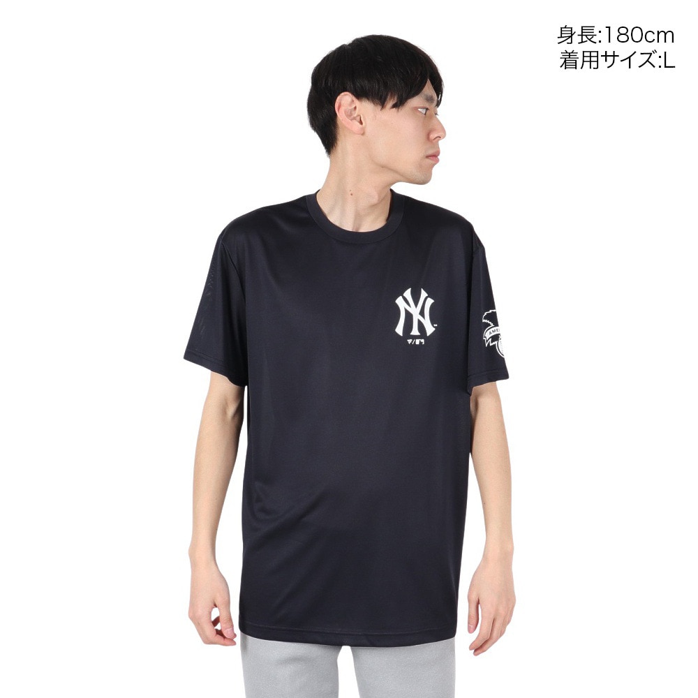 MJ・MLB（MJ・MLB）（メンズ）野球ウェア リーグロゴ 半袖Tシャツ ML0125SS0001-NY