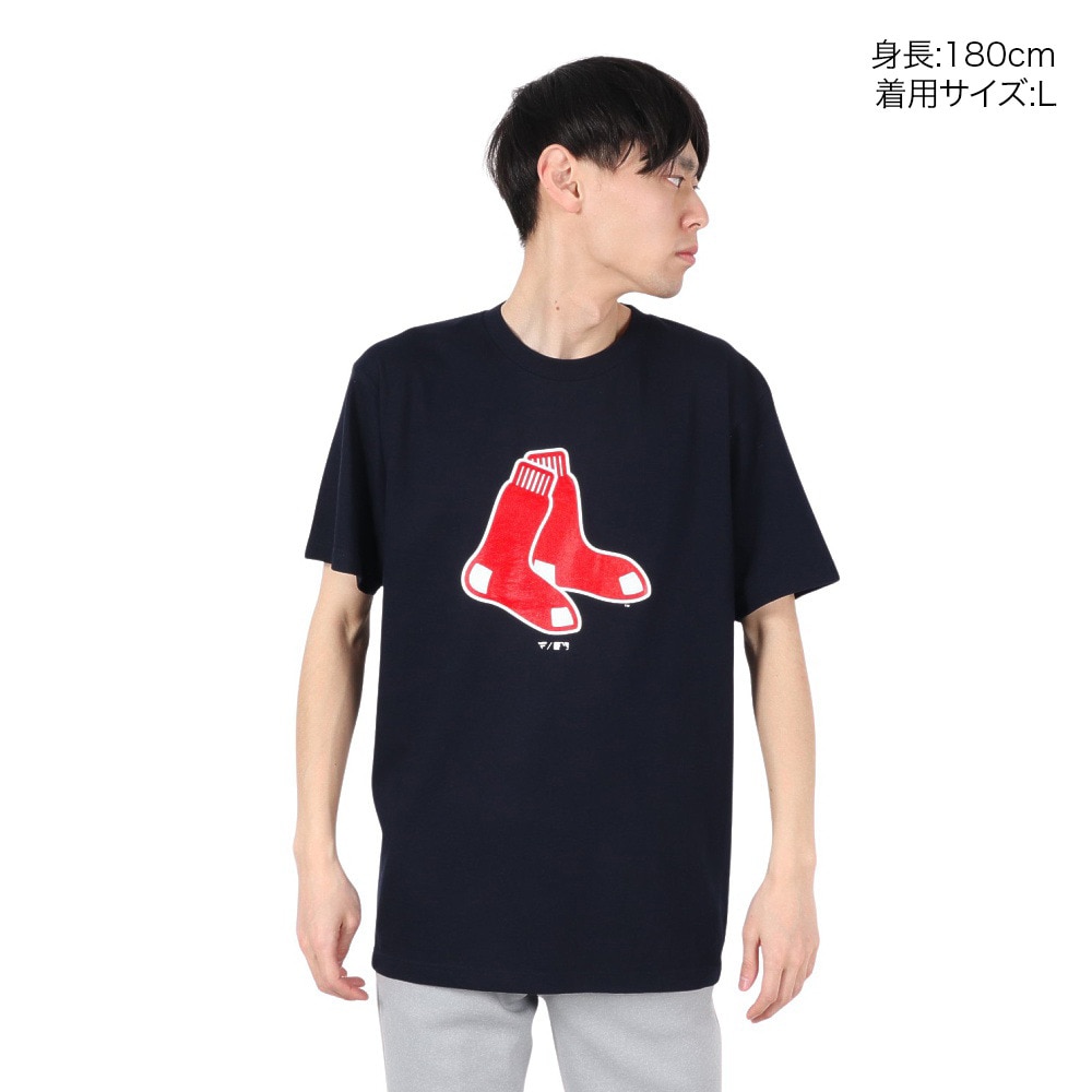 MJ・MLB（MJ・MLB）（メンズ）野球ウェア PRIMARY ロゴ 半袖Tシャツ ボストン・レッドソックス ML0125SS0009-BOS