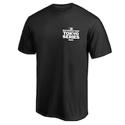 (メンズ)【MLB 東京シリーズ】野球ウェア TOKYO SERIES イベント半袖Tシャツ ML01-24FW-0199-BLK