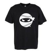 (メンズ)野球ウェア ロゴTシャツ OT0125SS0011-BLK