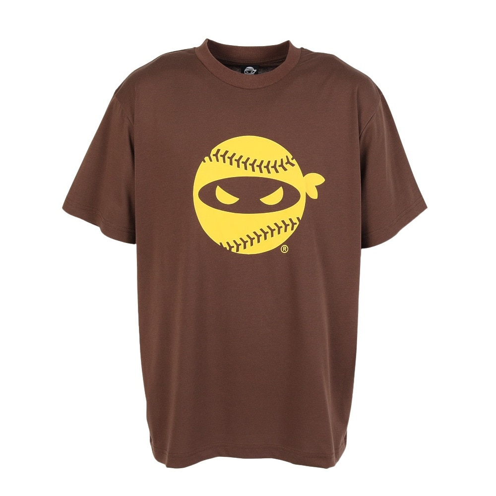 PITCHING NINJA（PITCHING NINJA ）（メンズ）野球ウェア ロゴTシャツ OT0125SS0011-BRN
