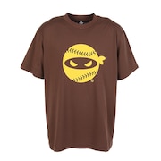 (メンズ)野球ウェア ロゴTシャツ OT0125SS0011-BRN