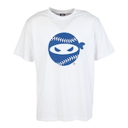 (メンズ)野球ウェア ロゴTシャツ OT0125SS0011-WHT