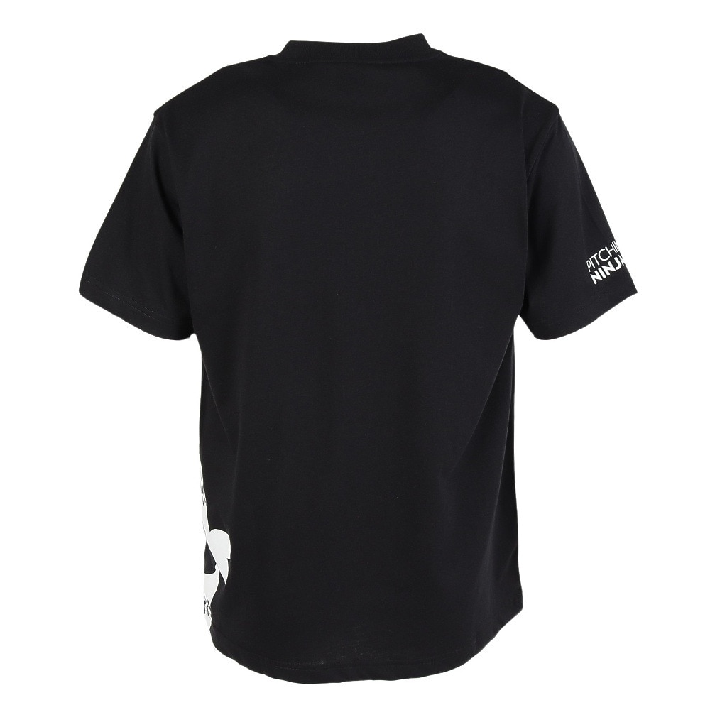 PITCHING NINJA（PITCHING NINJA ）（メンズ）野球ウェア ビッグ ロゴTシャツ OT0125SS0012-BLK