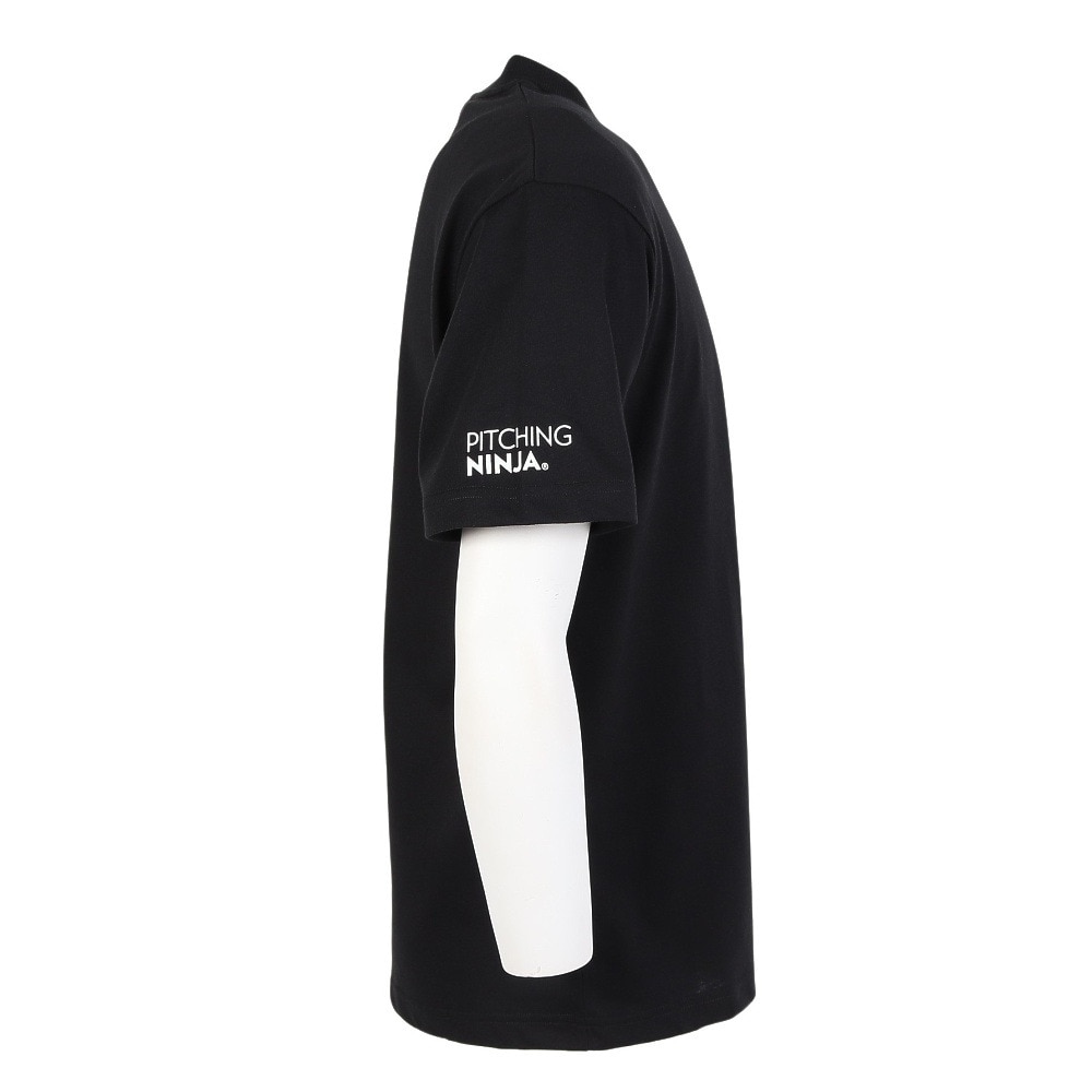 PITCHING NINJA（PITCHING NINJA ）（メンズ）野球ウェア ビッグ ロゴTシャツ OT0125SS0012-BLK