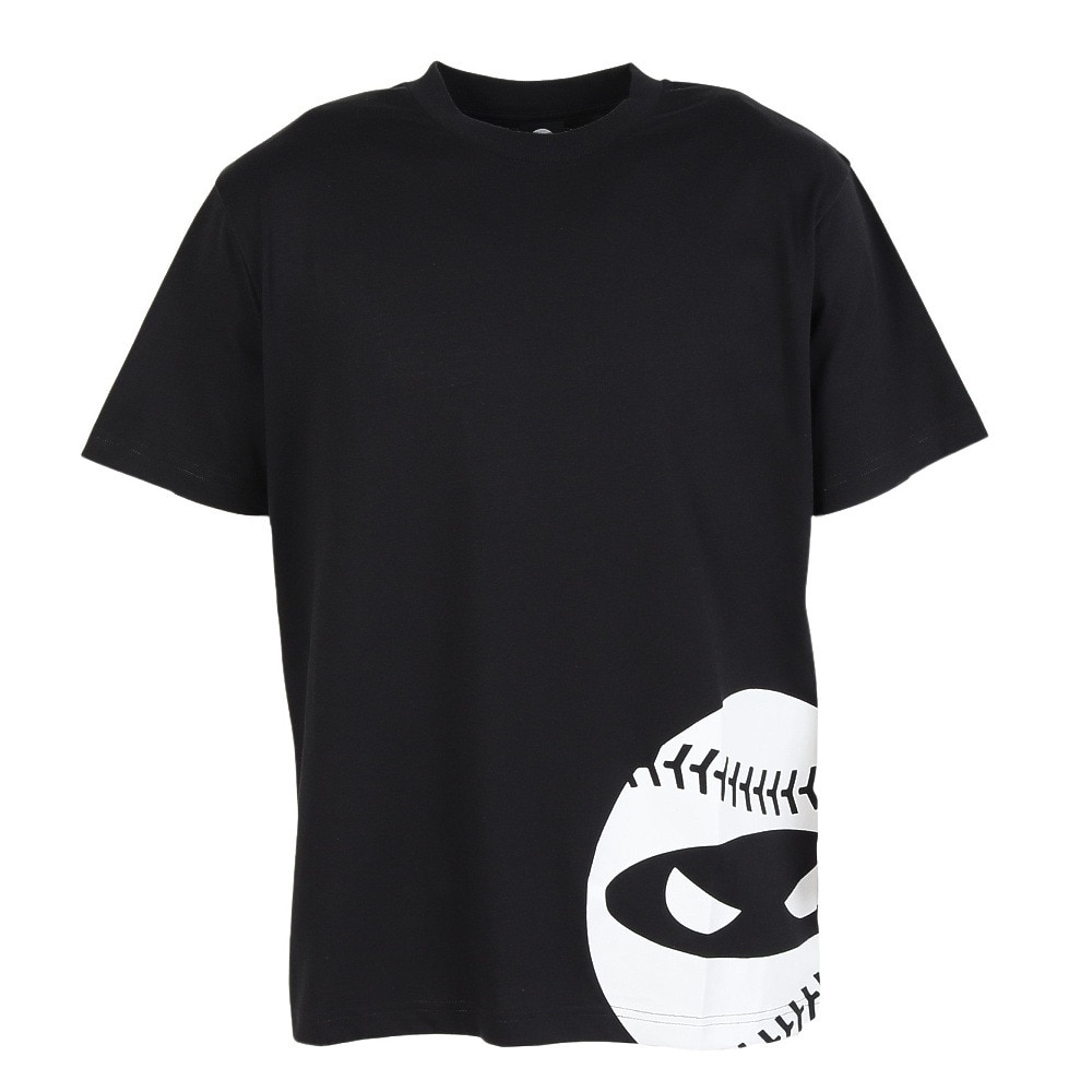 PITCHING NINJA（PITCHING NINJA ）（メンズ）野球ウェア ビッグ ロゴTシャツ OT0125SS0012-BLK