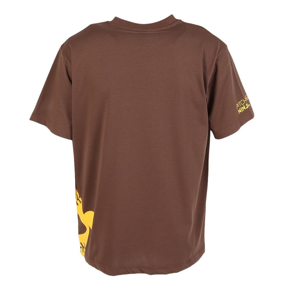 PITCHING NINJA（PITCHING NINJA ）（メンズ）野球ウェア ビッグ ロゴTシャツ OT0125SS0012-BRN