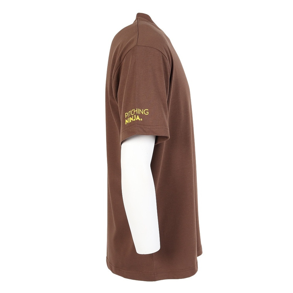 PITCHING NINJA（PITCHING NINJA ）（メンズ）野球ウェア ビッグ ロゴTシャツ OT0125SS0012-BRN