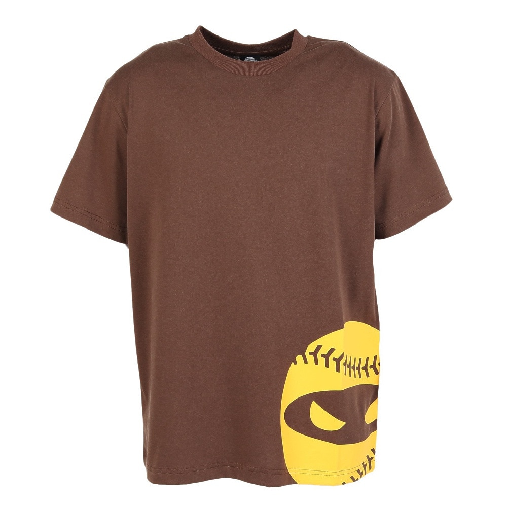 PITCHING NINJA（PITCHING NINJA ）（メンズ）野球ウェア ビッグ ロゴTシャツ OT0125SS0012-BRN