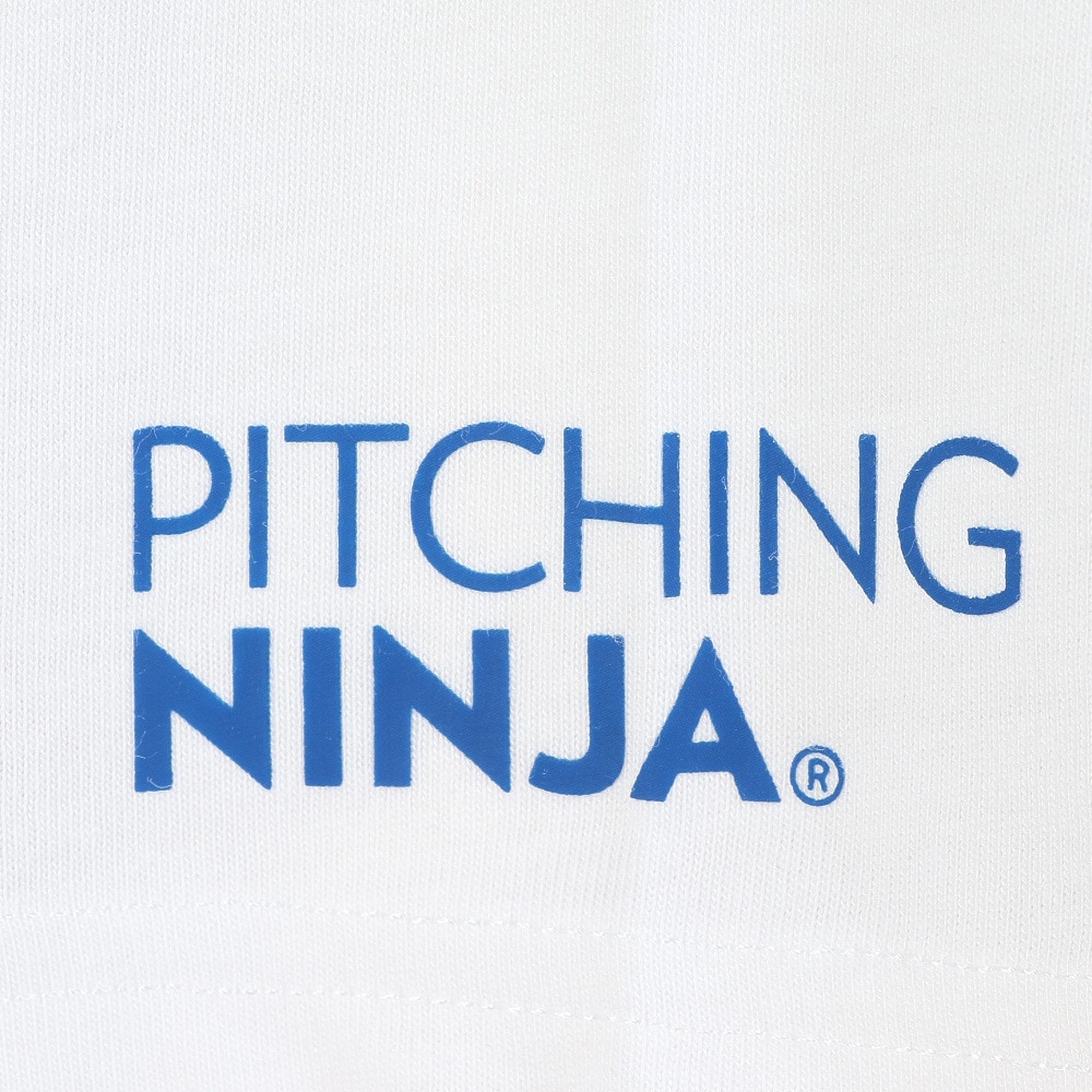 PITCHING NINJA（PITCHING NINJA ）（メンズ）野球ウェア ビッグ ロゴTシャツ OT0125SS0012-WHT