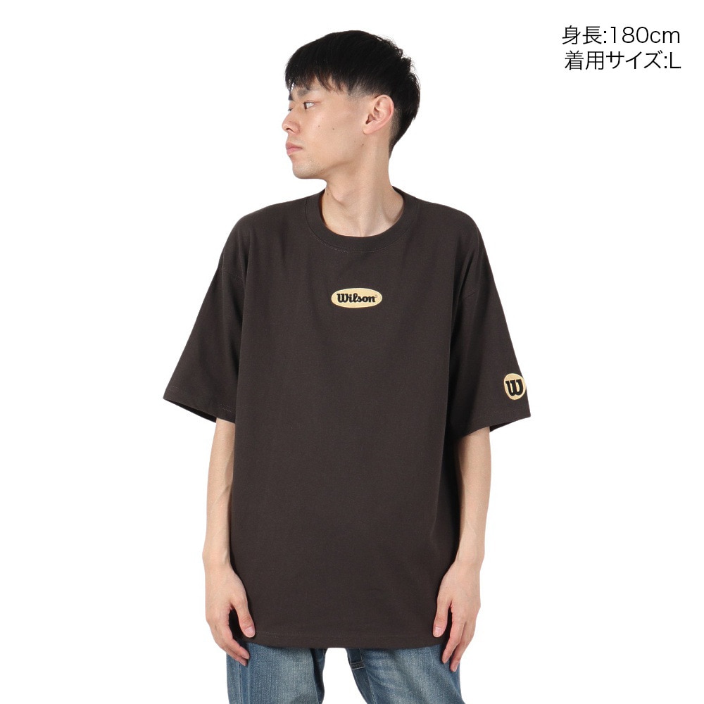 ウイルソン（Wilson）（メンズ）野球ウェア 半袖 ビッグシルエットTシャツ CH/BND WB6081605