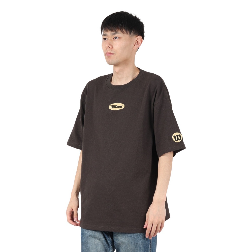 ウイルソン（Wilson）（メンズ）野球ウェア 半袖 ビッグシルエットTシャツ CH/BND WB6081605