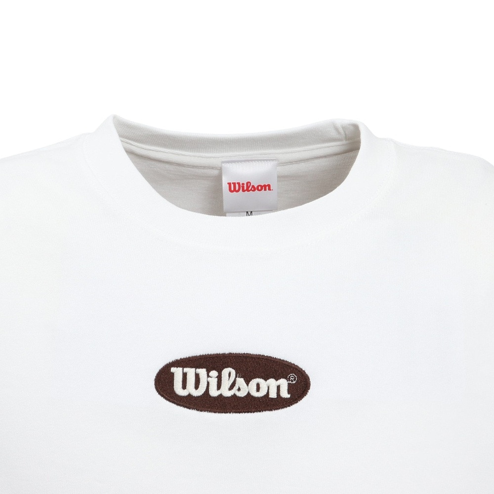 ウイルソン（Wilson）（メンズ）野球ウェア BIG 半袖Tシャツ WH/DBR WB6081602