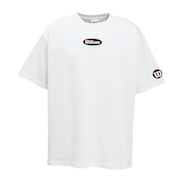 (メンズ)野球ウェア BIG 半袖Tシャツ WH/DBR WB6081602