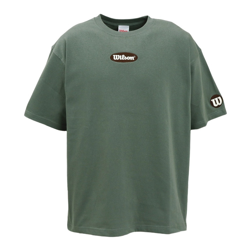 ウイルソン（Wilson）（メンズ）野球ウェア BIG 半袖Tシャツ SGR/DBR WB6081614