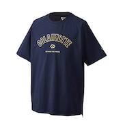 (メンズ)【新商品】機能ウェア クルーネックシャツ ビッグロゴ Tシャツ 半袖 DBDAH41