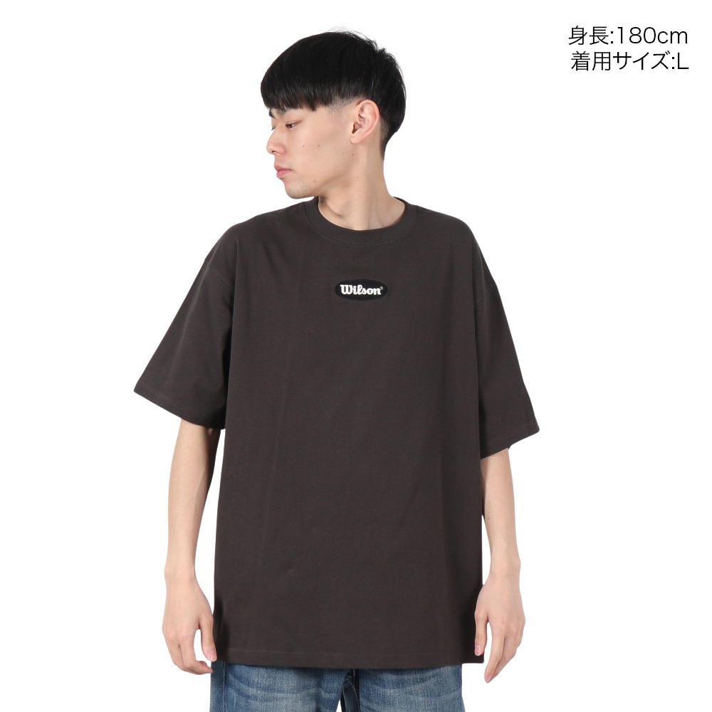 ウイルソン（Wilson）（メンズ）野球ウェア ビッグ 半袖Tシャツ CH/BK WB6081604