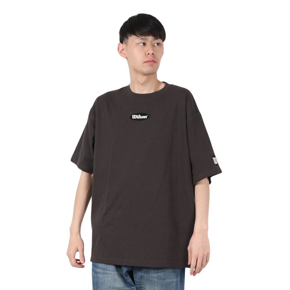 ウイルソン（Wilson）（メンズ）野球ウェア ビッグ 半袖Tシャツ CH/BK WB6081604