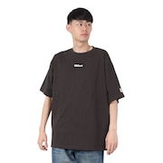 (メンズ)野球ウェア ビッグ 半袖Tシャツ CH/BK WB6081604