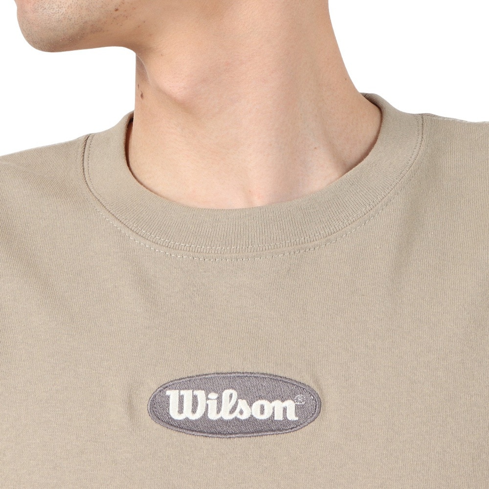 ウイルソン（Wilson）（メンズ）野球ウェア 半袖 ビッグシルエットTシャツ KHA/GRY WB6081610