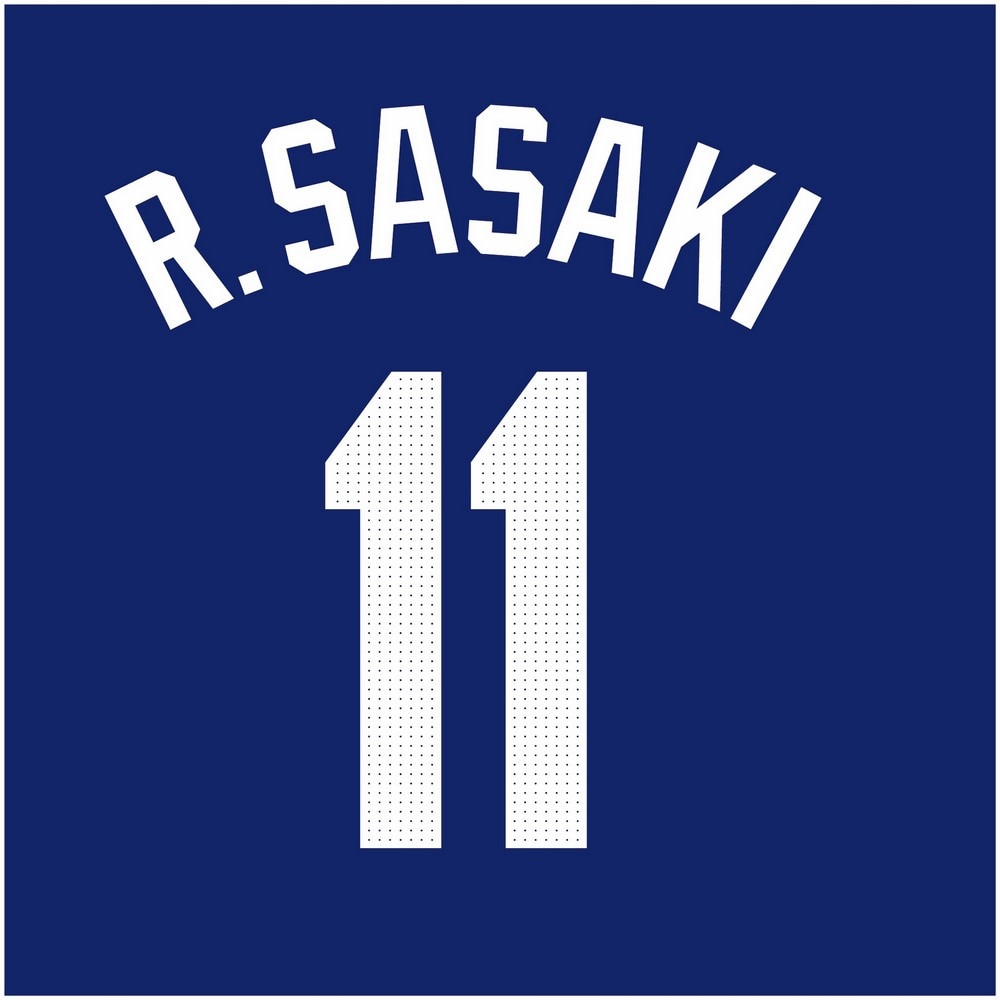 エムエルビー（MLB）（メンズ）【先行予約商品】 野球ウェア ドジャース 佐々木朗希 ネーム&ナンバー Tシャツ ブルー ML0125SS0092-BLU