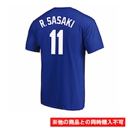 (メンズ)【先行予約商品】 野球ウェア ドジャース 佐々木朗希 ネーム&ナンバー Tシャツ ブルー ML0125SS0092-BLU