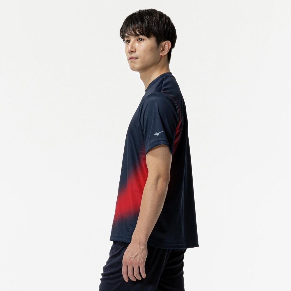 ミズノ（MIZUNO）（メンズ、レディース）野球ウェア 半袖 KISHOグラフィックTシャツ 12JACT1014