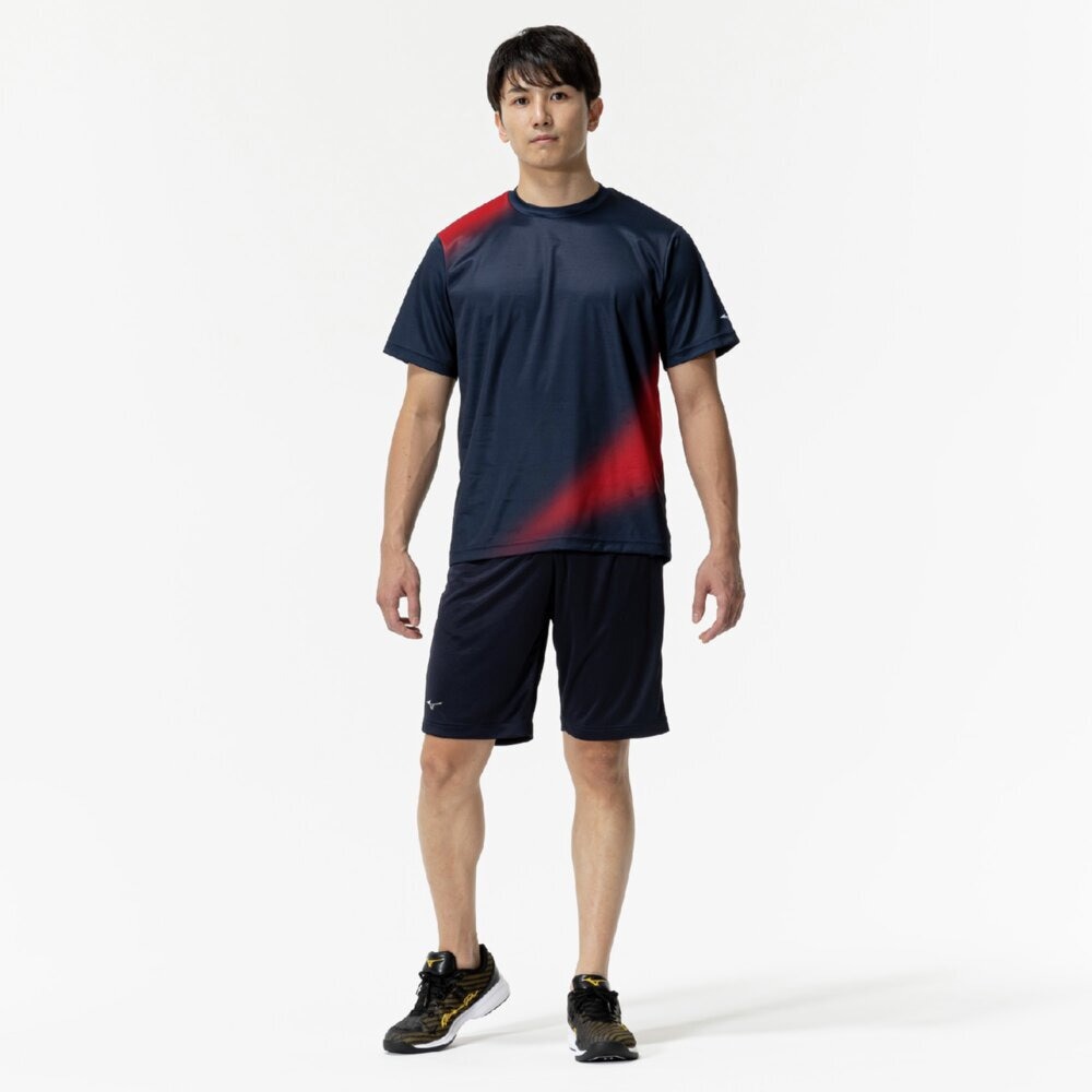 ミズノ（MIZUNO）（メンズ、レディース）野球ウェア 半袖 KISHOグラフィックTシャツ 12JACT1014