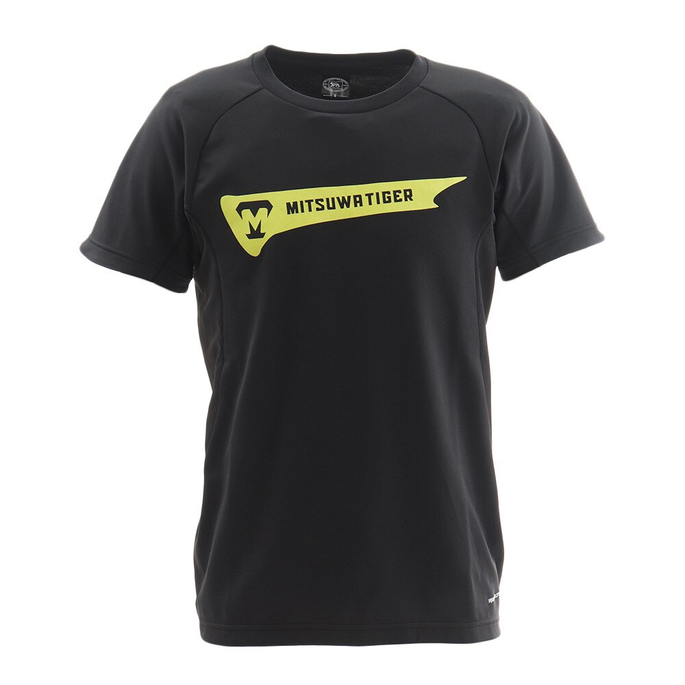  Tシャツ メンズ RT プリント 半袖Tシャツ KSREYS-003-BLK 【野球 スポーツ ウェア 一般】