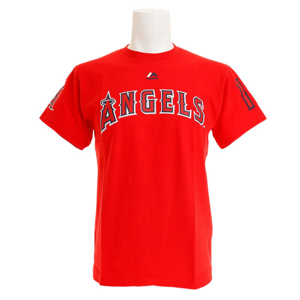  Tシャツ メンズ 半袖 大谷翔平 ロサンゼルス・エンゼルス MM08-LA-9001-RD 【野球 スポーツ ウェア 一般】