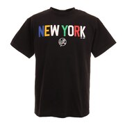 野球ウェア NYKバット&ハットロゴTシャツ MM01-NY-0S10-BK
