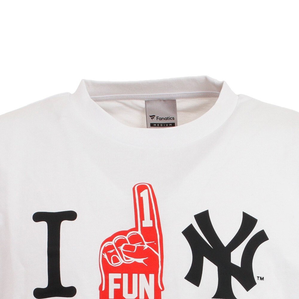 野球ウェア ニューヨーク・ヤンキース ファンTシャツ MM01-NY-1S14-WH