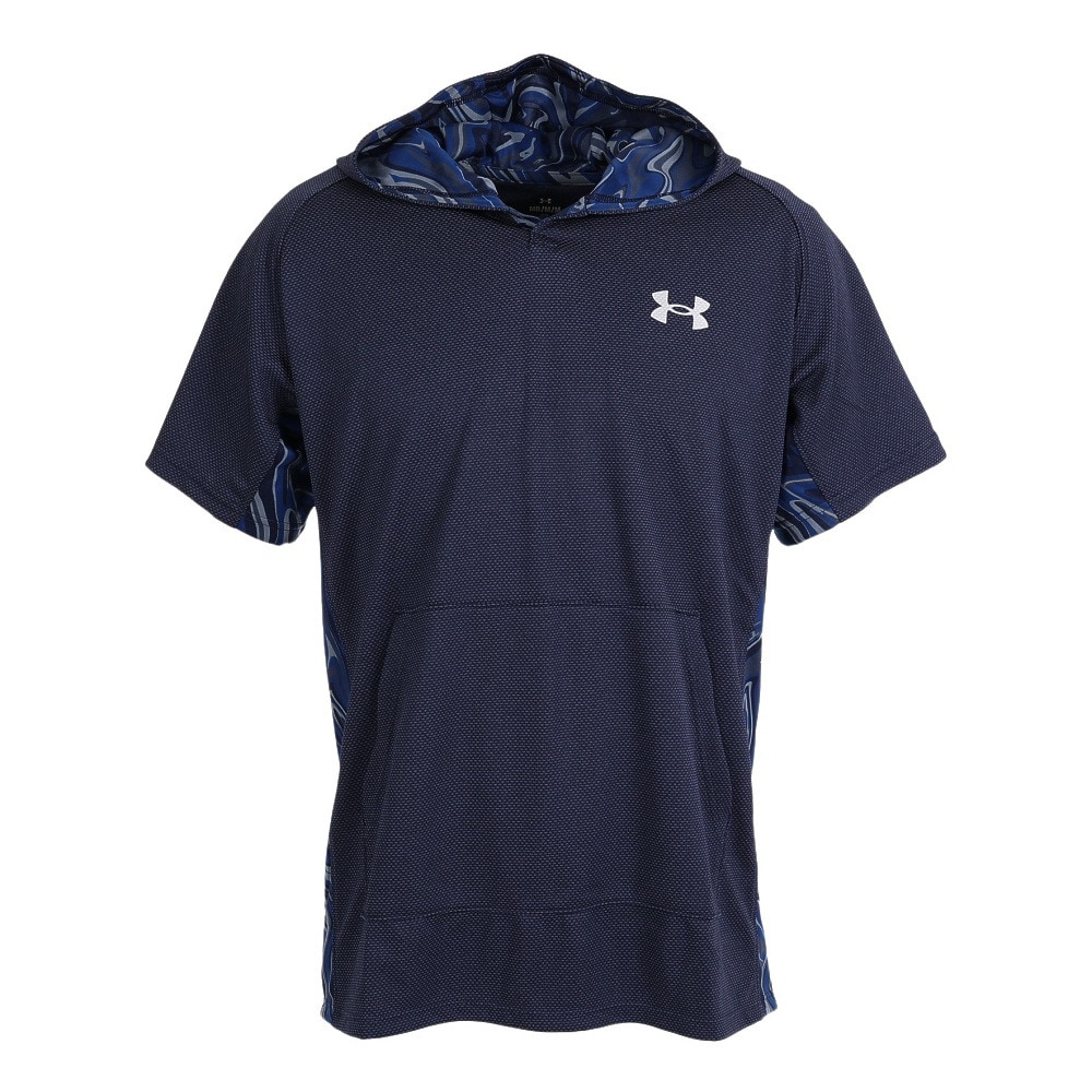 アンダーアーマー（UNDER ARMOUR）（メンズ）野球ウェア ベースボール ショートスリーブ フーディー 1378240 410