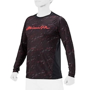 ミズノ（MIZUNO）（メンズ、レディース）野球ウェア グラフィック 長袖Tシャツ 12JABT7509