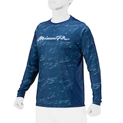 ミズノ（MIZUNO）（メンズ、レディース）野球ウェア グラフィック 長袖Tシャツ 12JABT7512