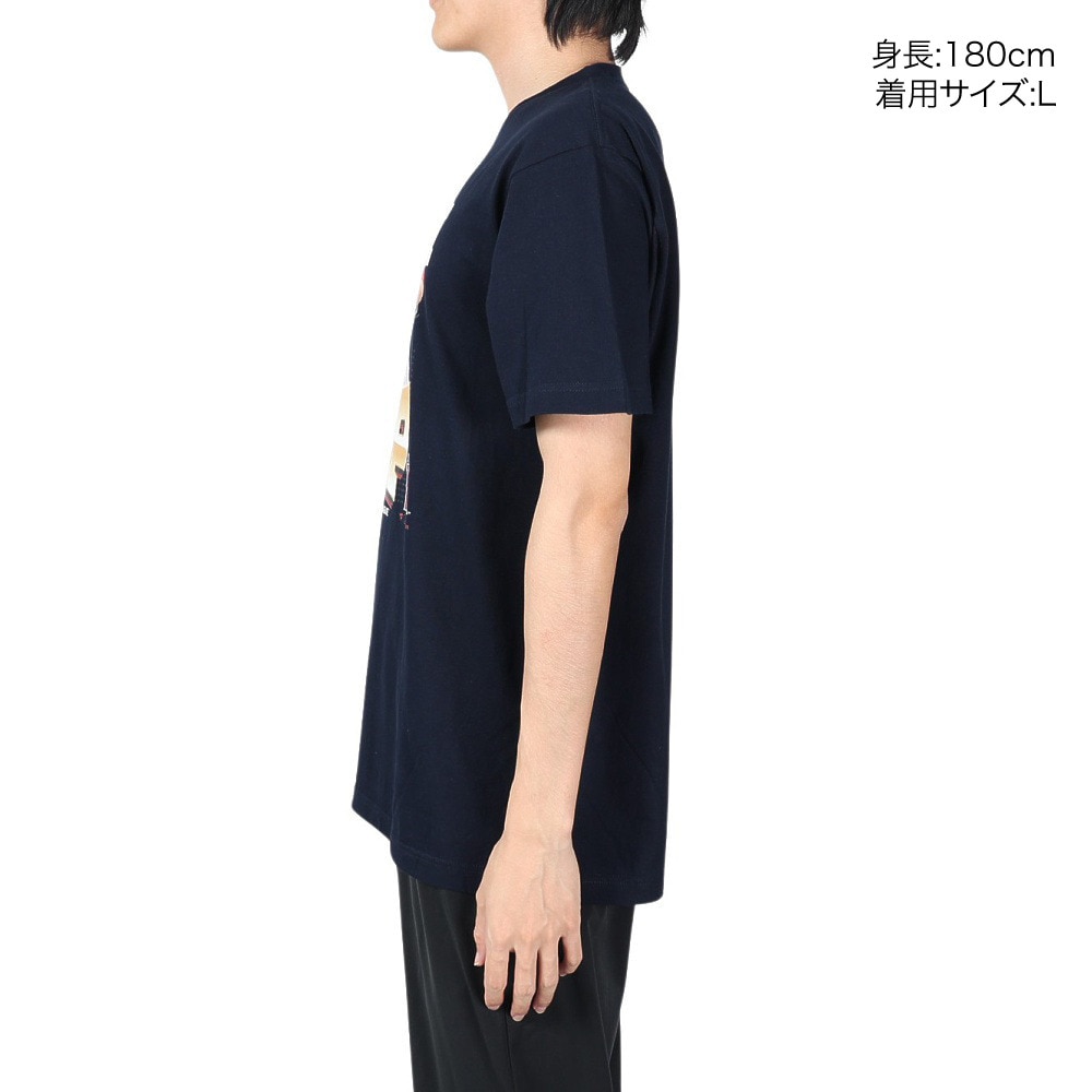 MJ・MLB（MJ・MLB）（メンズ、レディース）野球ウェア 大谷翔平 MVP記念 2023 フォト Tシャツ エンゼルス ML01-23FW-0007 NAVY