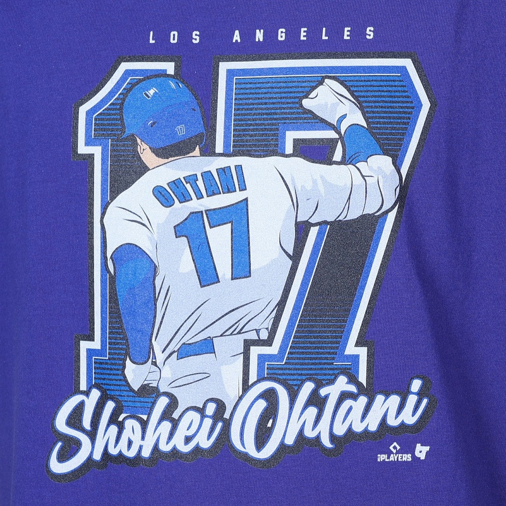 MJ・MLB（MJ・MLB）（メンズ、レディース）野球ウェア 大谷翔平 BACK SHOT LAD Tシャツ ジャパンブルー