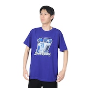 MJ・MLB（MJ・MLB）（メンズ、レディース）野球ウェア 大谷翔平 BACK SHOT LAD Tシャツ ジャパンブルー
